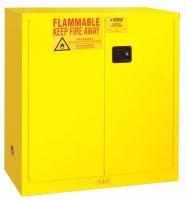 15F253 Flammable Safety Cabinet, 30 Gal., Yellow
