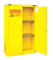 15F254 Flammable Safety Cabinet, 45 Gal., Yellow