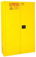 15F255 Flammable Safety Cabinet, 45 Gal., Yellow