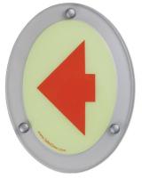 15F298 Notice Sign, 6-1/4 x 4-3/4In, R/Pale YEL