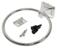 15F389 Towel Ring, Polished Chrome, 6-5/16 In L