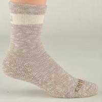 15F429 Socks, Womens, Crew, Khaki, M, 5.5-11.5, PR
