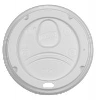 15J208 Hot Cup Dome Lid, White, PK 1000