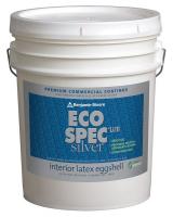 25U671 Interior Paint, Eggshell, 5 gal, Sheer Roma