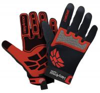 15U482 Cut Resistant Gloves, Red/Black, L, PR