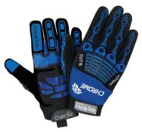 15U490 Cut Resistant Gloves, Blue/Black, L, PR