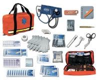 15U911 First Aid Kit, Briefcase Style, Navy