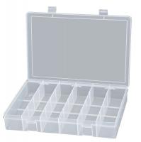 15V206 Parts Box, 6 Compartments, Plastic, Large