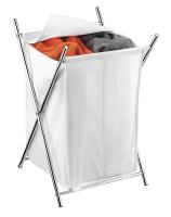 15V293 Folding Hamper w/Cover, 2-Compartment