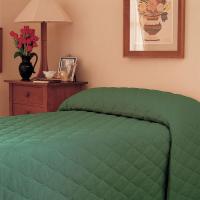 15V621 Bedspread, Twin, Forest Green