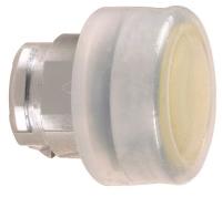 15V819 Pushbutton, Chrome, 22m, Yellow