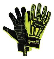 15V822 Cut Resistant Gloves, Yellow/Black, M, PR