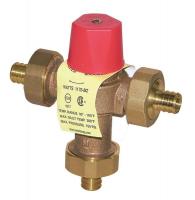 15W073 Mixing Valve, Brass, 23 gpm, 5-11/16 In. H