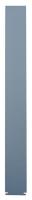 15W587 Toilet Partition Pilaster, 12x82, Charcoal