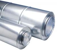 15W844 Duct Silencer, 8 In. Dia.