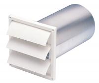 15W872 Louvered Shutter, 6 In Duct
