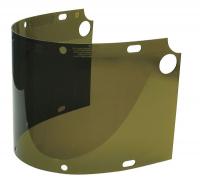 15W966 Faceshield Window, Polycarbonate, Arc Grn