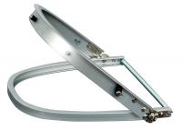 15W991 Faceshield Bracket, Aluminum, Silver