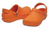 15X303 Slip-On Shoes w/Strap, Orange, Sz 9, PR