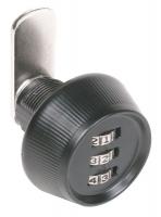 15X356 1-7/32 Black Dial Combination Cam Lock
