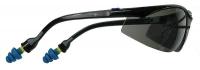15X377 Safety Glasses, Gray, Scratch-Resistant