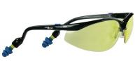 15X379 Safety Glasses, Amber, Scratch-Resistant