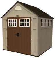 15X389 Outdoor Storage Shed, 8x7x7, Sand