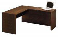 15X413 L-Shaped Desk, Chocolate