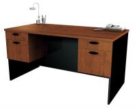 15X439 Executive Desk, Tuscany Brown/Black