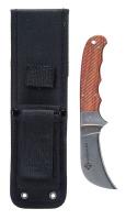 15X786 Fixed Blade Knife, Hawk Bill, 10.8 In, Brwn