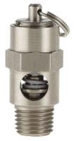 15X863 Safety Valve, Soft Seat, 1/4 In, 60 PSI, SS