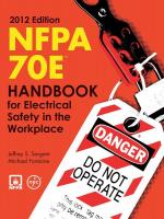 15Y092 NFPA 70E Handbook Elec Safety, 2012, PB