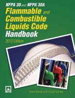 15Y094 NFPA 30/30A Flammable Liq Handbook, 2012
