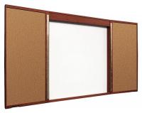 15Y118 Combination Bulletin Board, Oak