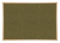 15Y151 Bulletin Board, Splash Cork, Green, 2x3
