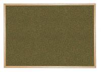 15Y154 Bulletin Board, Splash Cork, Green, 3x4