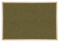 15Y157 Bulletin Board, Splash Cork, Green, 4x4