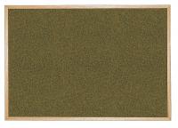 15Y160 Bulletin Board, Splash Cork, Green, 4x5