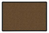 15Y271 Bulletin Board, Splash Cork, Black, 4X8
