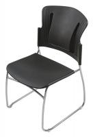 15Y333 Stack Chair, Black