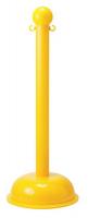 15Y461 BRADYLINK WARNING POST SOLID YELLOW, PK 6