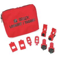 15Y536 Portable Lockout Kit, Filled, Electrical, 9