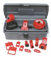 15Y542 Portable Lockout Kit, Gray, Electrical, 18