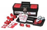 15Y559 Portable Lockout Kit, Blk, Electrical, 14