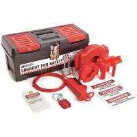 15Y574 Portable Lockout Kit, Filled, Valve, 13
