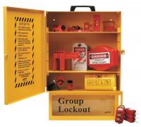 15Y585 Lockout Station, Filled, Elctrical, 16 In H