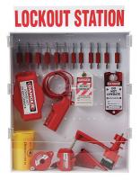 15Y593 Lockout Station, Electrical/Valve, 26 In H