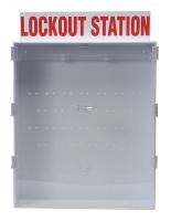 15Y596 Lockout Station, Unfilled, Red/White