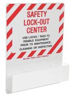 15Y609 Lockout Board, Unfilled, 24 In W