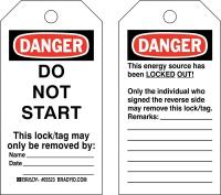 15Y633 Danger Tag, 5-1/2 x 3 In, Hd Polyest, PK25